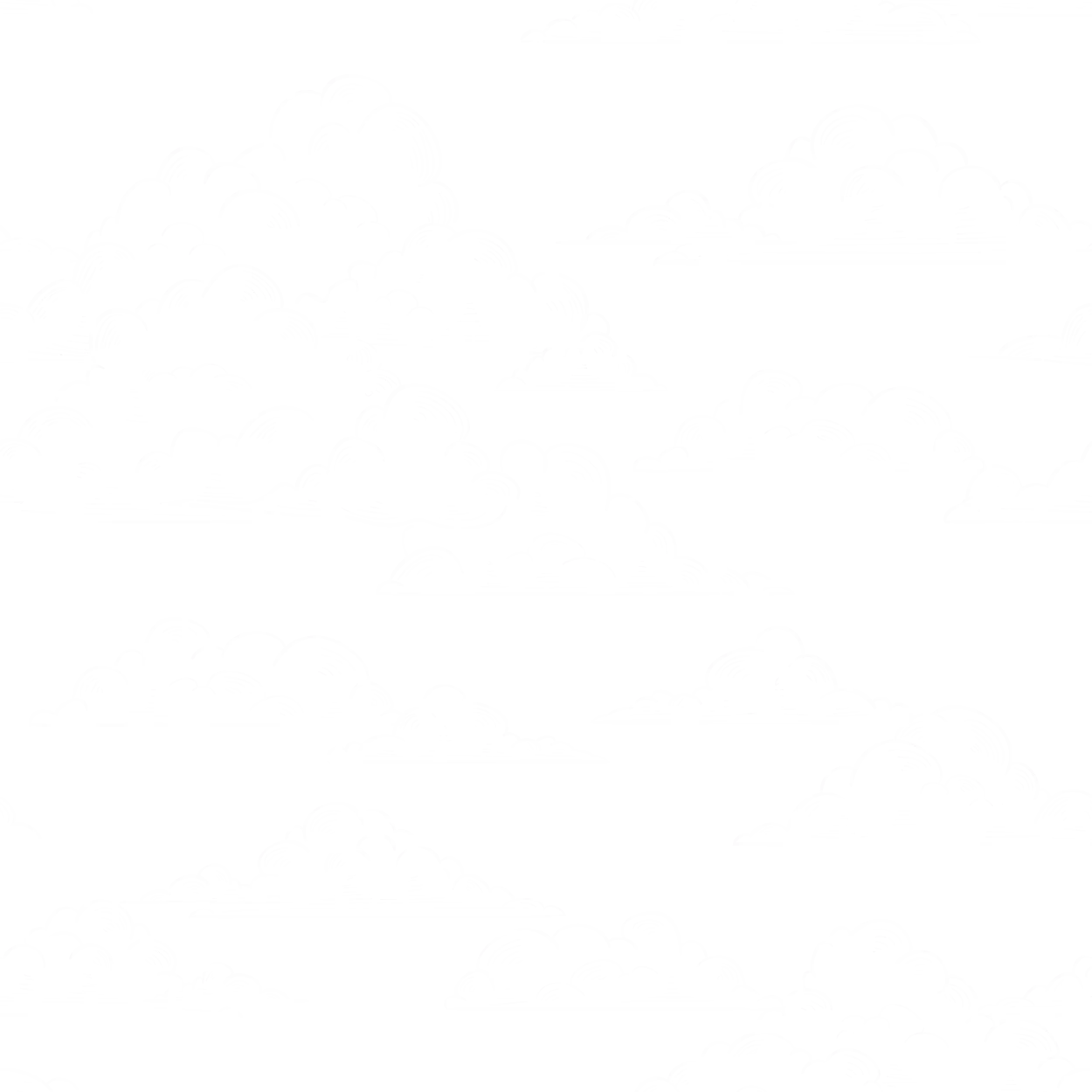 Motif nuages décoratif